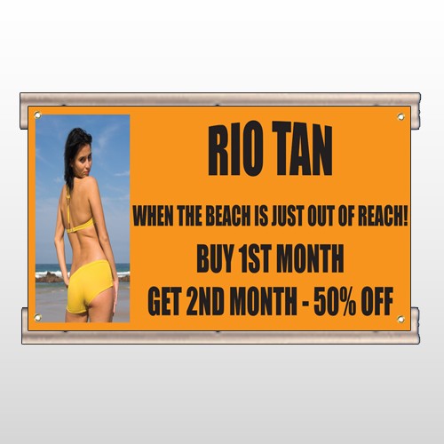Rio Tan Beach 489 Track Sign