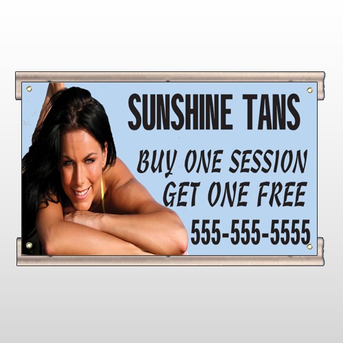Sunshine Tans 297 Track Sign