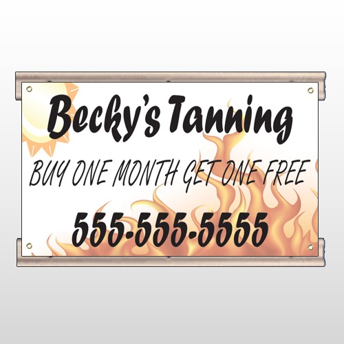 Tanning 298 Track Sign