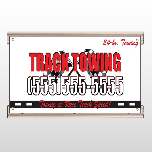 Towing 126 Track Sign