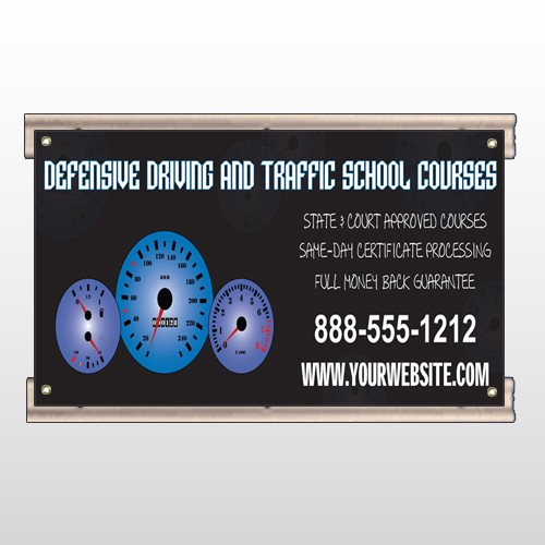 Traffic School 152 Track Sign
