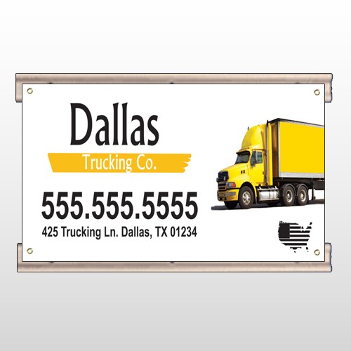 Yellow Truck 296 Track Sign