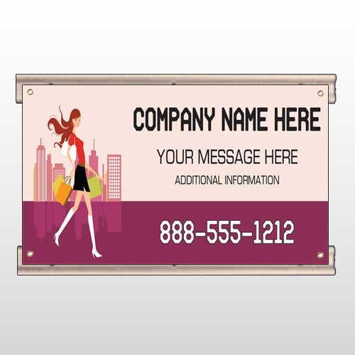 Fashion Shopping 179 Track Sign