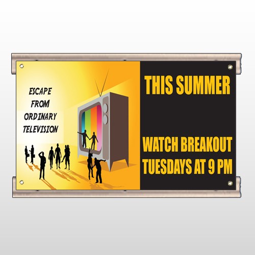 Television 525 Track Sign