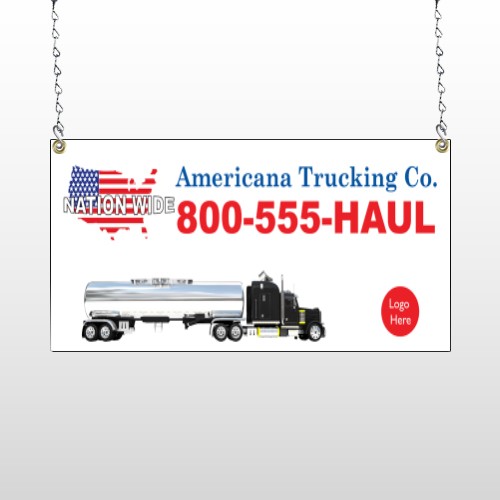 Tanker Truck 315 Window Sign