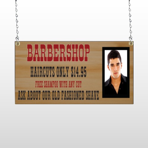 Barbershop Cuts 287 Window Sign