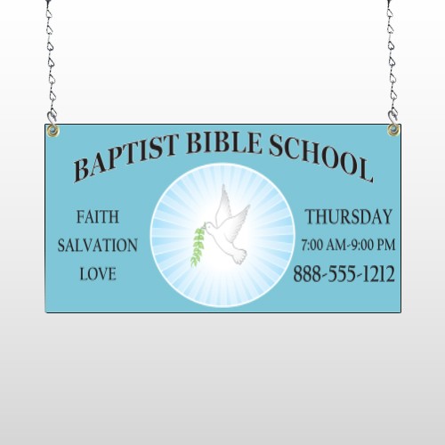 Bibledove 162 Window Sign