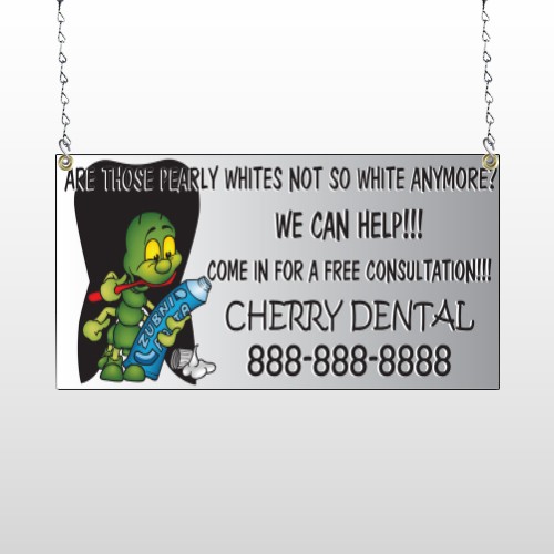 Brushing Germ 502 Window Sign