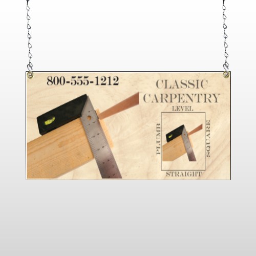 Carpentry 238 Window Sign