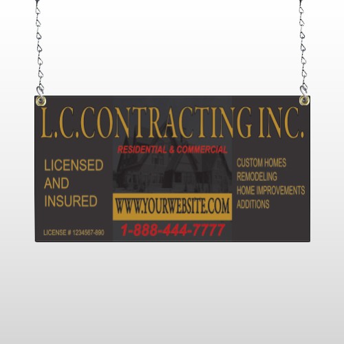 Faded House 500 Window Sign