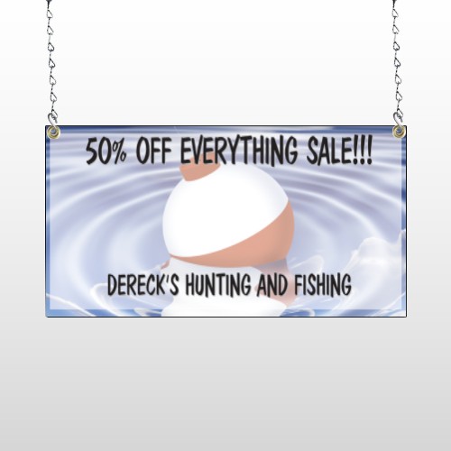 Fishing Bobber 410 Window Sign