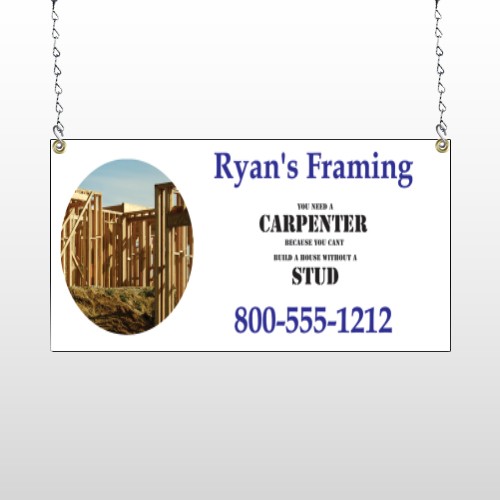 Framing 240 Window Sign