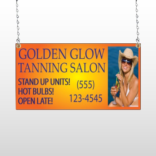 Golden Glow 491 Window Sign