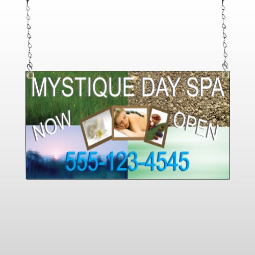 Mystique Spa 492 Window Sign