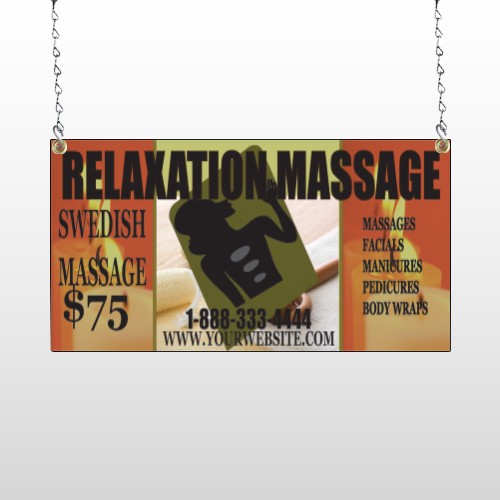 Relaxation Spa 640 Window Sign