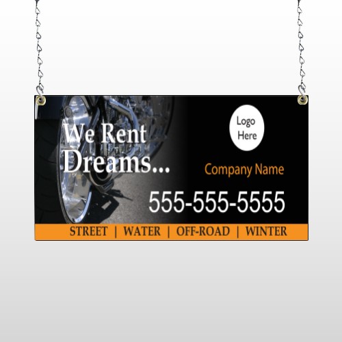 Rent Dreams 109 Window Sign