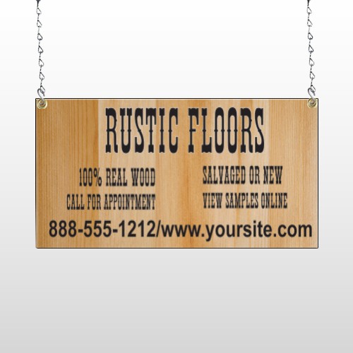 Wood Panel 248 Window Sign