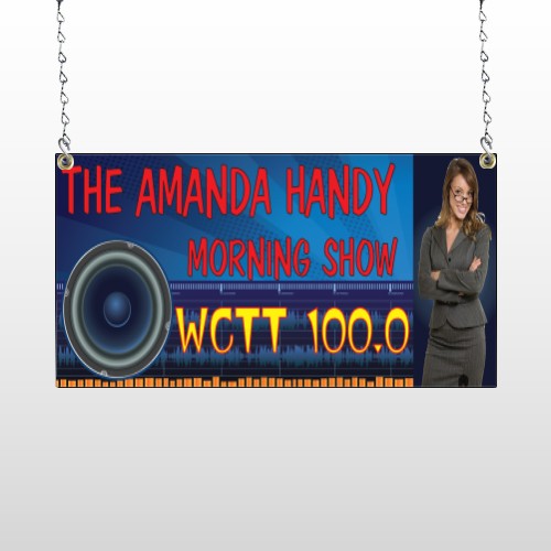 Amp Morning Show 439 Window Sign