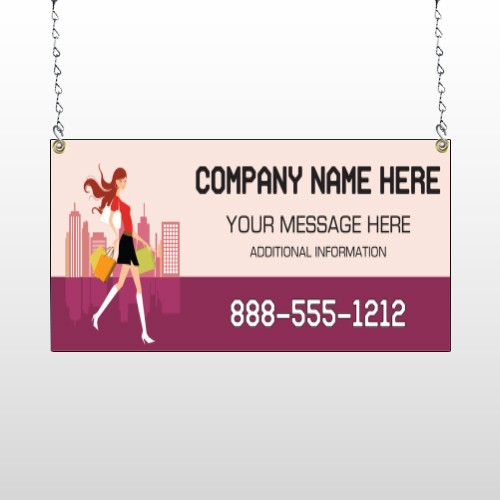 Fashion Shopping 179 Window Sign