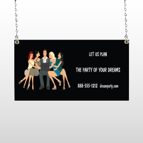 Party Planning 519 Window Sign