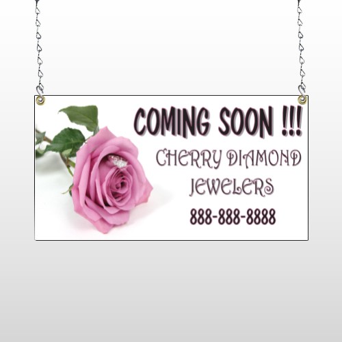 Pinkrose Hidden Ring 399 Window Sign