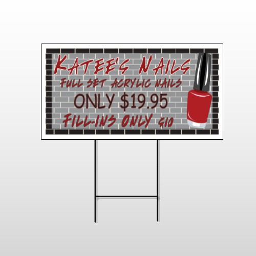 Acrylic Nails 292 Wire Frame Sign