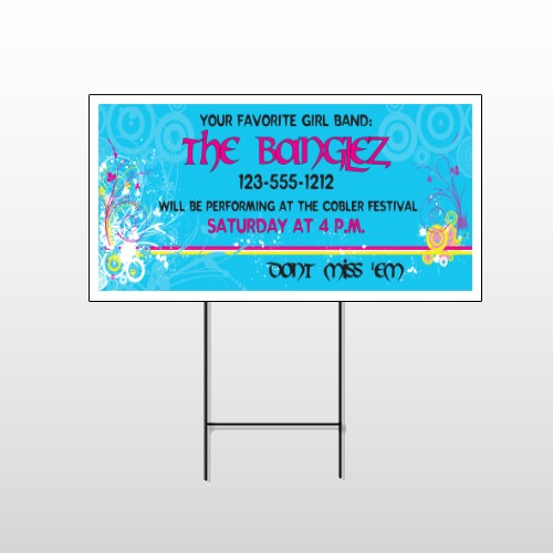 Banglez 367 Wire Frame Sign