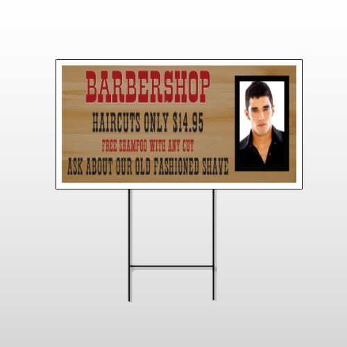 Barbershop Cuts 287 Wire Frame Sign