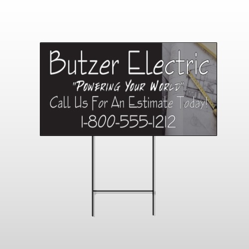 Black And Book 217 Wire Frame Sign