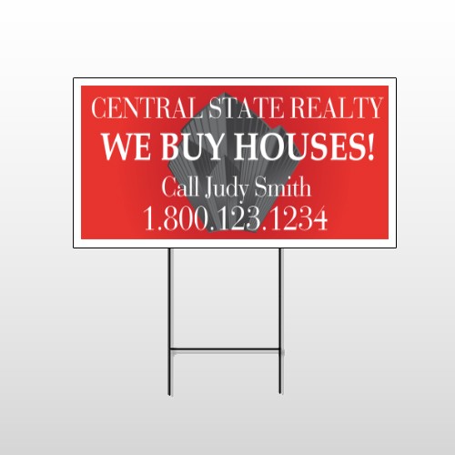 Buildings 225 Wire Frame Sign