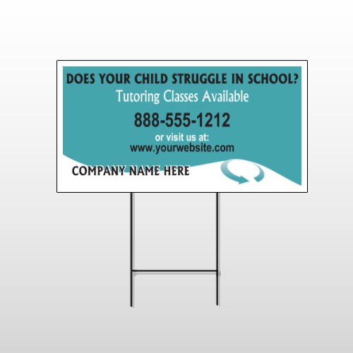 Classy Blue 160 Wire Frame Sign