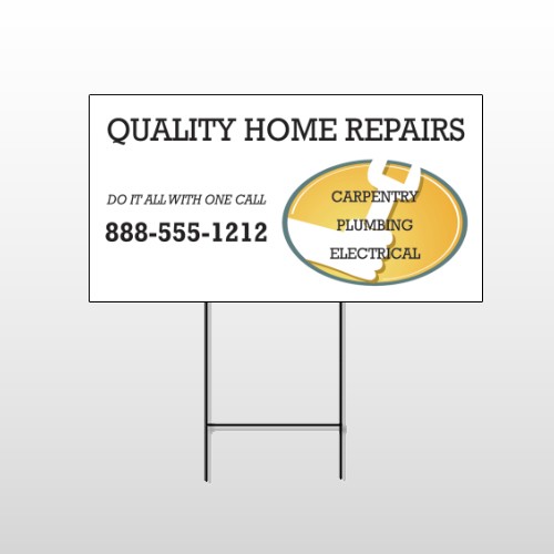 Construction 241 Wire Frame Sign