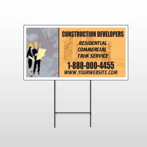 Contractors 645 Wire Frame Sign