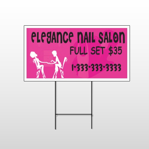 Elegant Nails 643 Wire Frame Sign