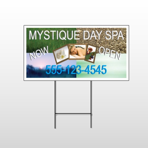 Mystique Spa 492 Wire Frame Sign
