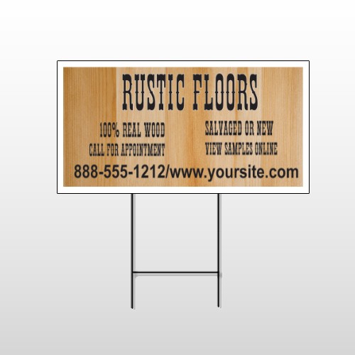 Wood Panel 248 Wire Frame Sign