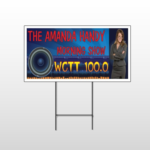 Amp Morning Show 439 Wire Frame Sign