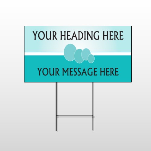 Circles 141 Wire Frame Sign