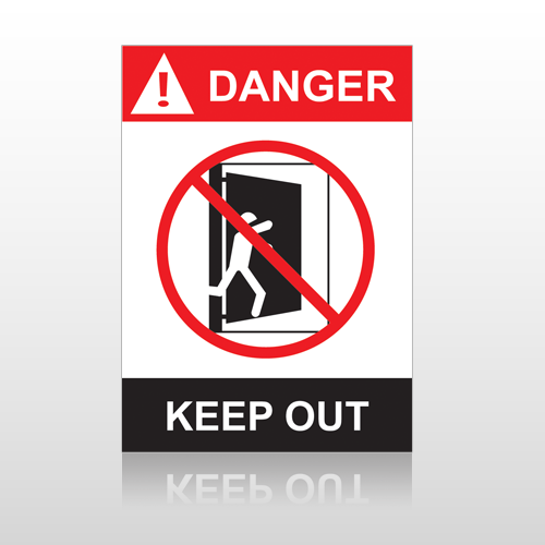 ANSI Danger Keep Out 