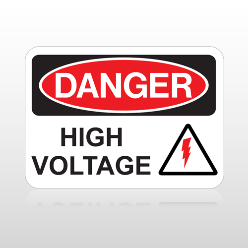 OSHA Danger High Voltage