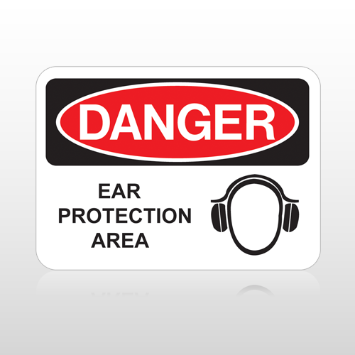OSHA Danger Ear Protection Area