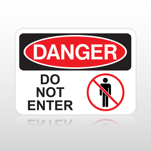 OSHA Danger Do Not Enter