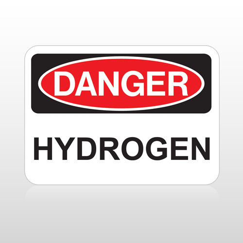 OSHA Danger Hydrogen