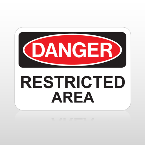 OSHA Danger Restricted Area