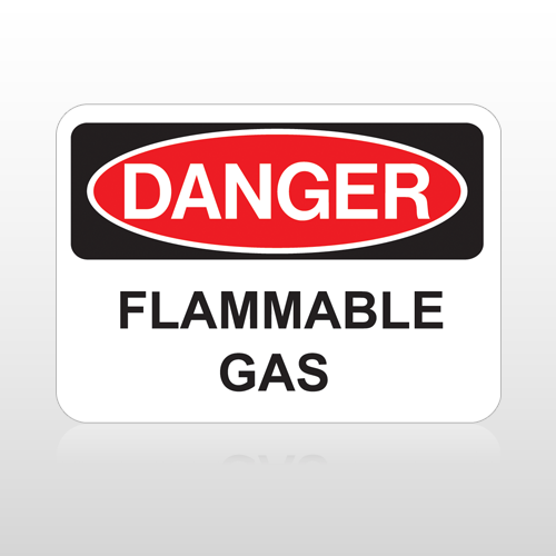OSHA Danger Flammable Gas
