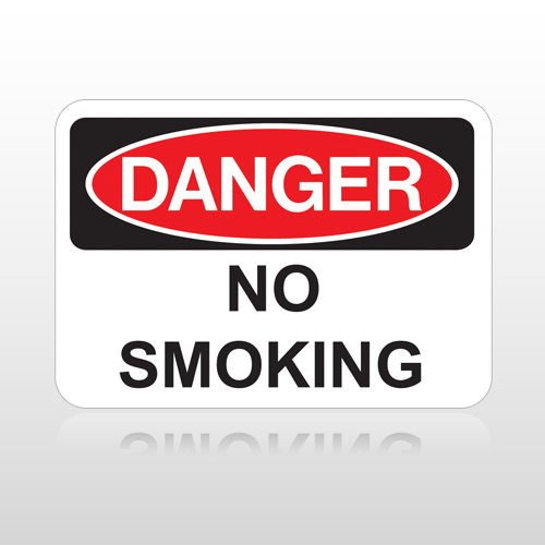 OSHA Danger No Smoking