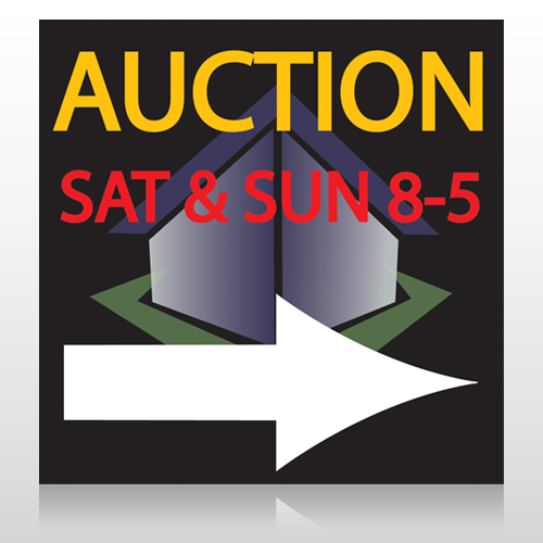 Auction Corner 701 Site Sign