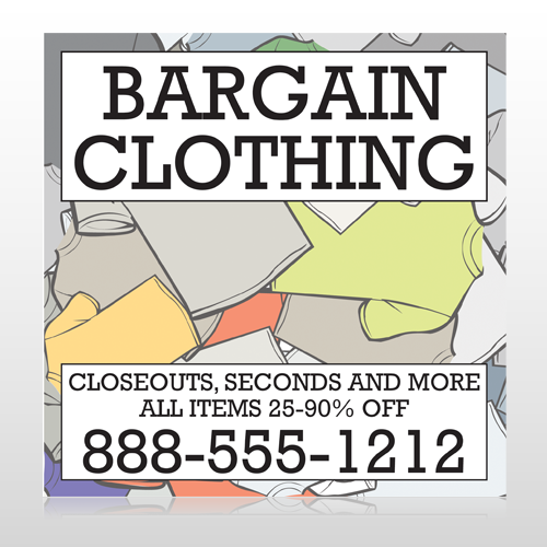 Bargain Bin 532 Site Sign