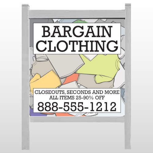 Bargain Bin 532 48"H x 48"W Site Sign