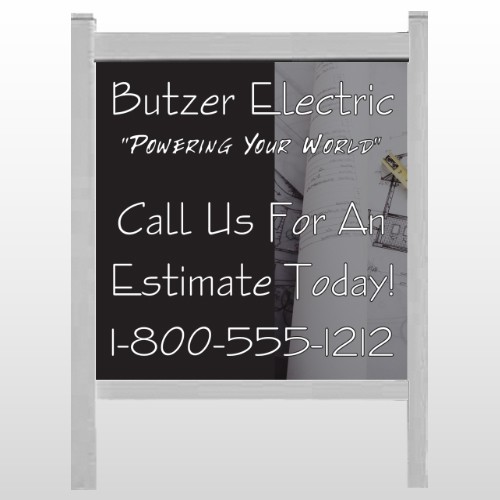 Black And Book 217 48"H x 48"W Site Sign